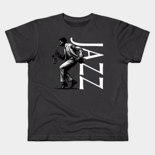 Jazz Saxophonist Kids T-Shirt